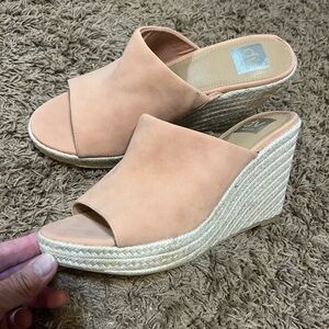 DV by Dolce Vita Peach Wedge Sandals